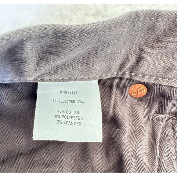 Todd Snyder Jeans Mens Size 34x31 (Actual) Dark Gray Slim Fit 5-Pocket Stretch - Picture 10 of 10